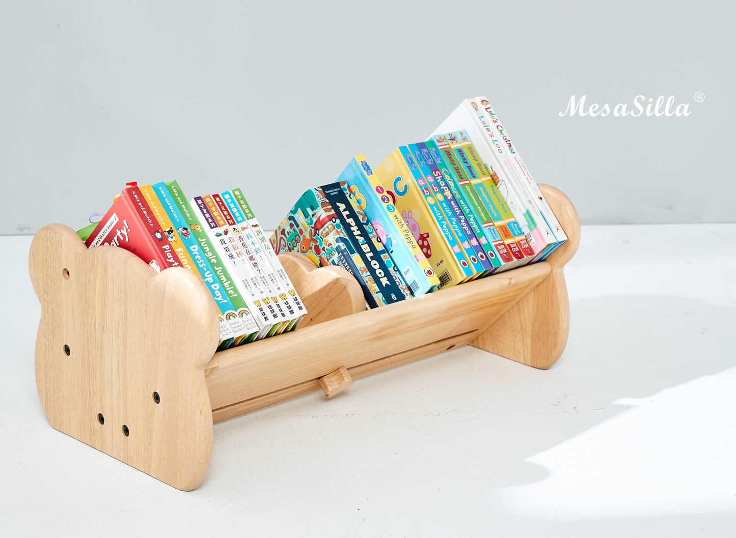 2 in 1 Tabletop Book Rack & Paper Roller Holder