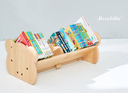 2 in 1 Tabletop Book Rack & Paper Roller Holder