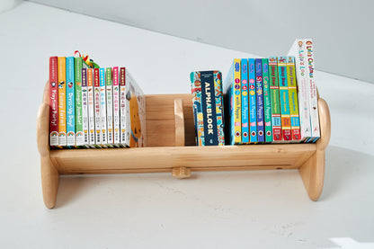 2 in 1 Tabletop Book Rack & Paper Roller Holder